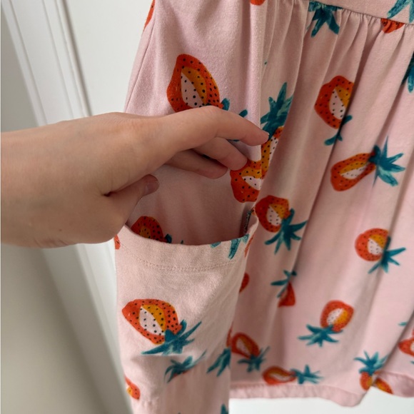 Hanna Andersson Pink Dress with Pineapple Print - Picture 2 of 5